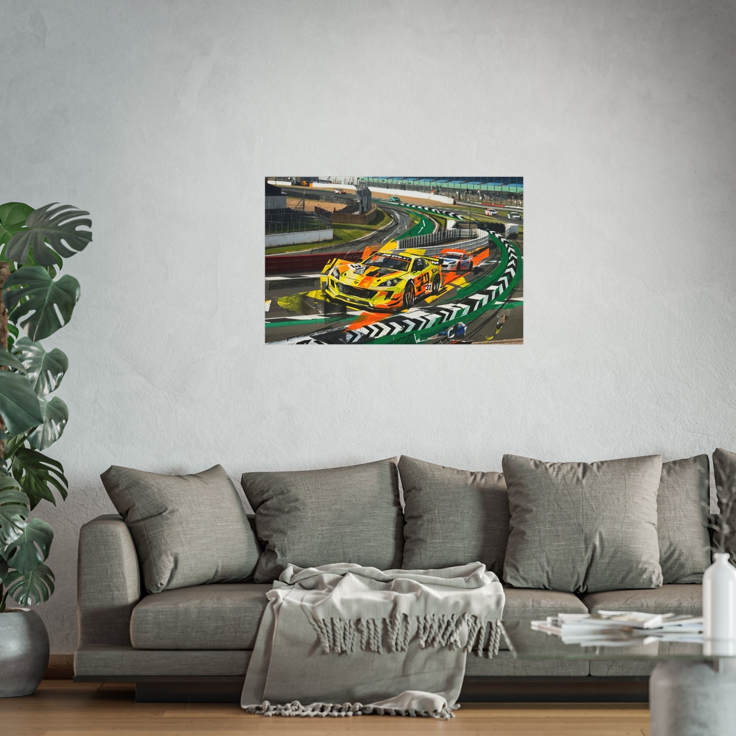 British GT Ginetta Racing Fine Art Poster