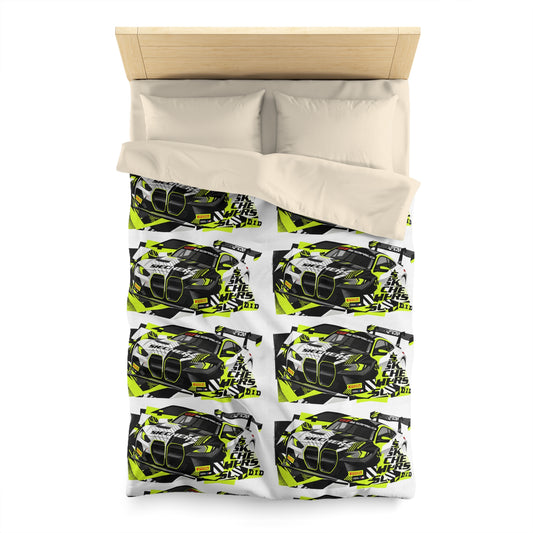 Valentino Rossi BMW M4 GT3 EVO GT World Challenge Europe Microfiber Duvet Cover