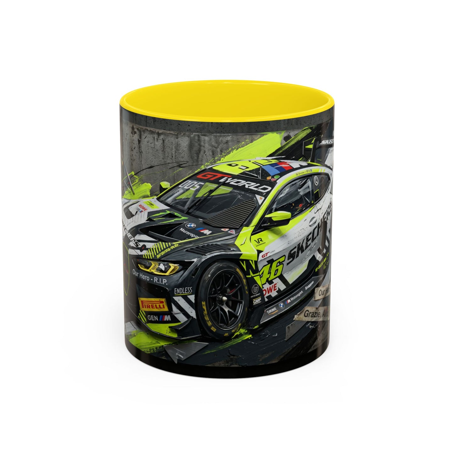 Valentino Rossi BMW GT3 EVO GT World Challenge Europe Accent Coffee Mug
