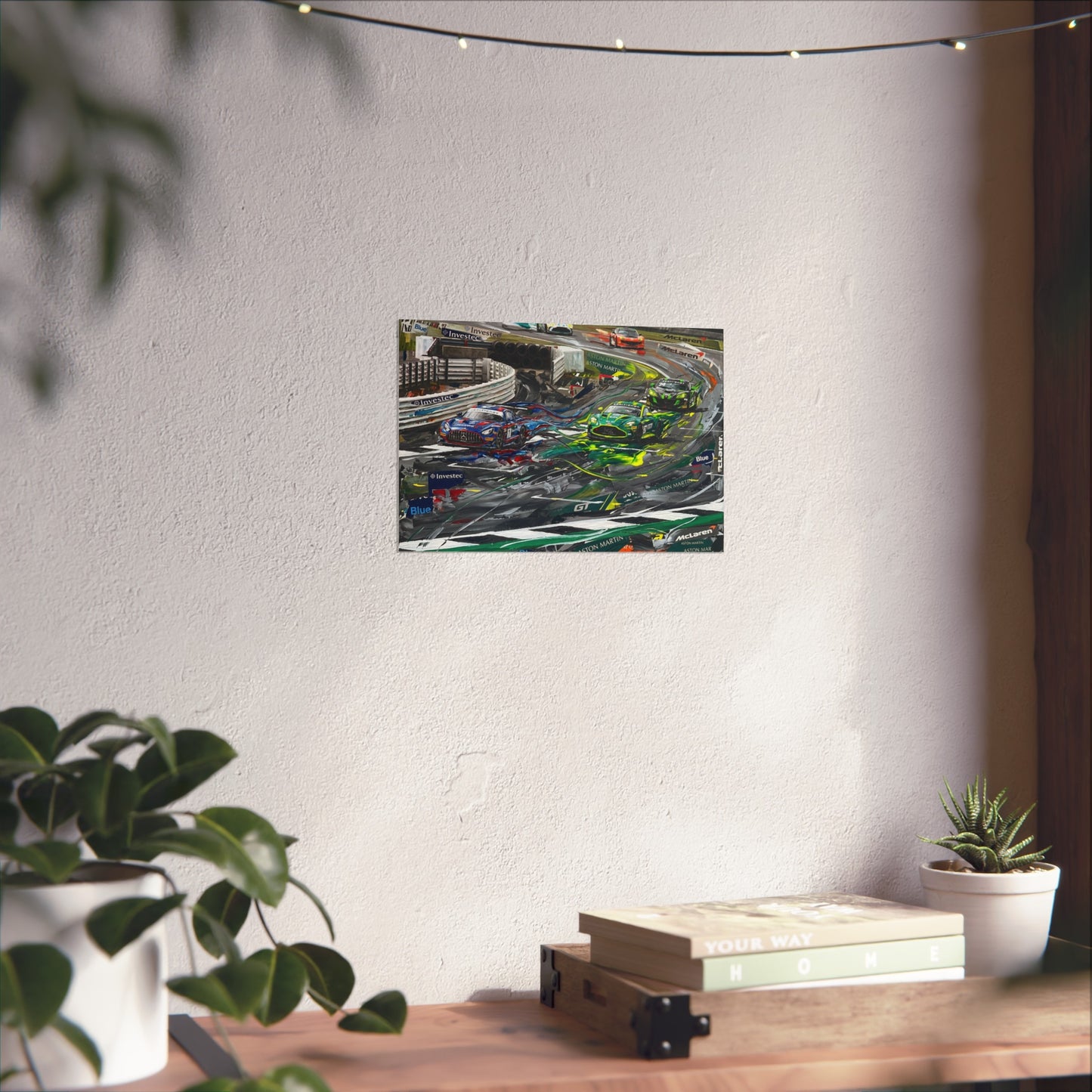 British GT Mercedes AMG Aston Martin Racing Fine Art Poster