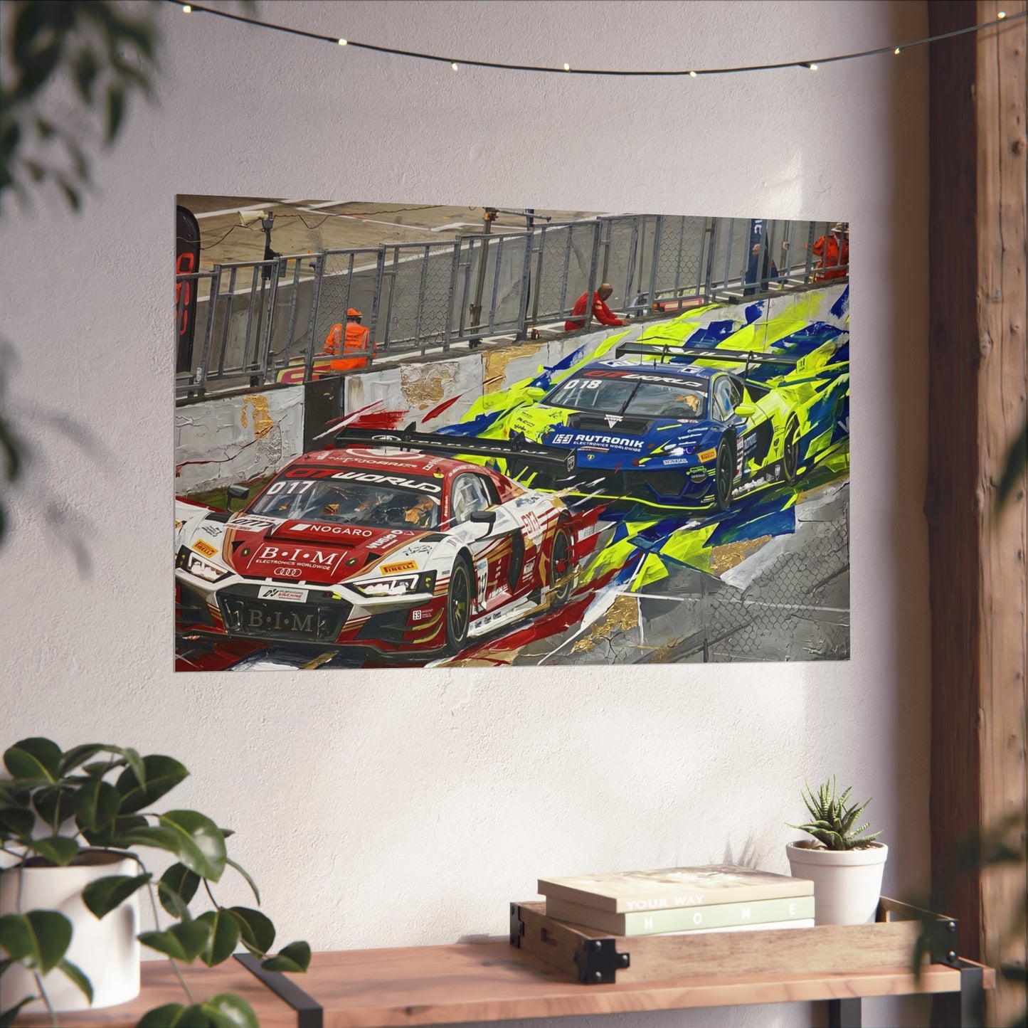 Audi Racing Fine Art Poster