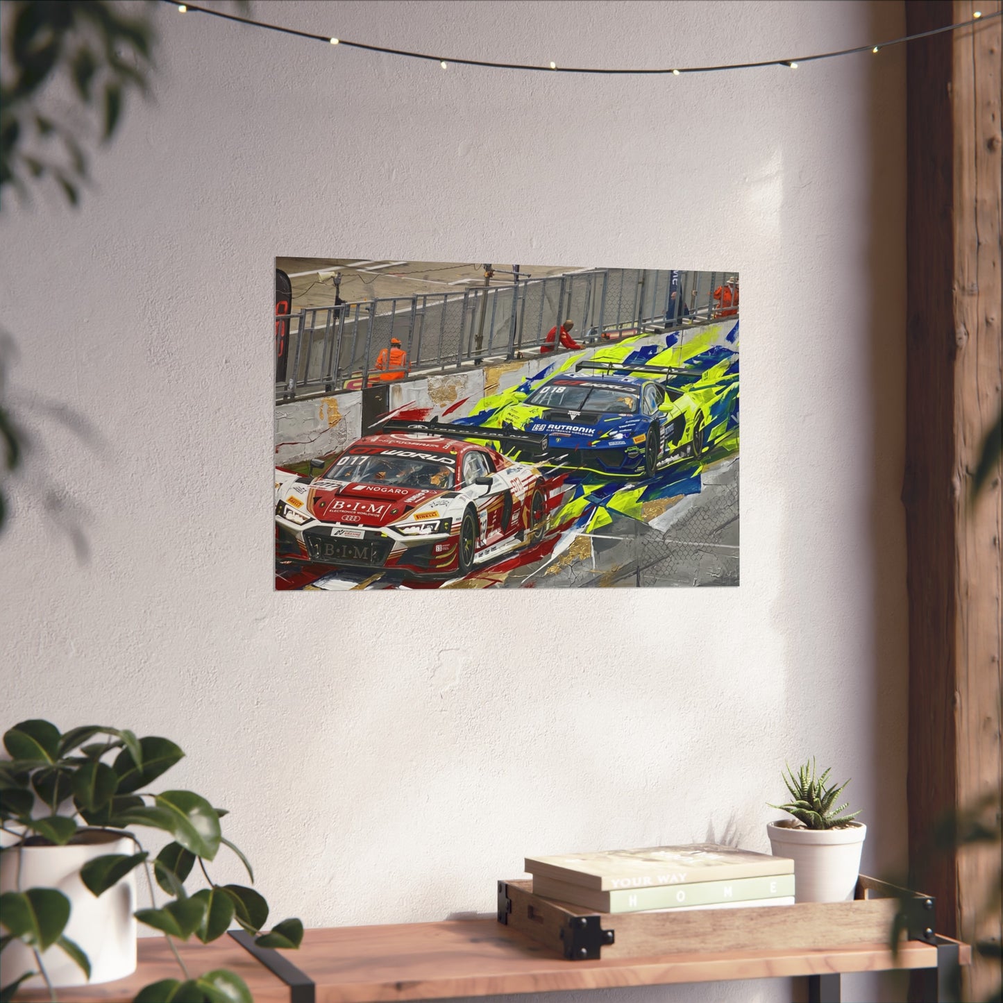 Audi Racing Fine Art Poster
