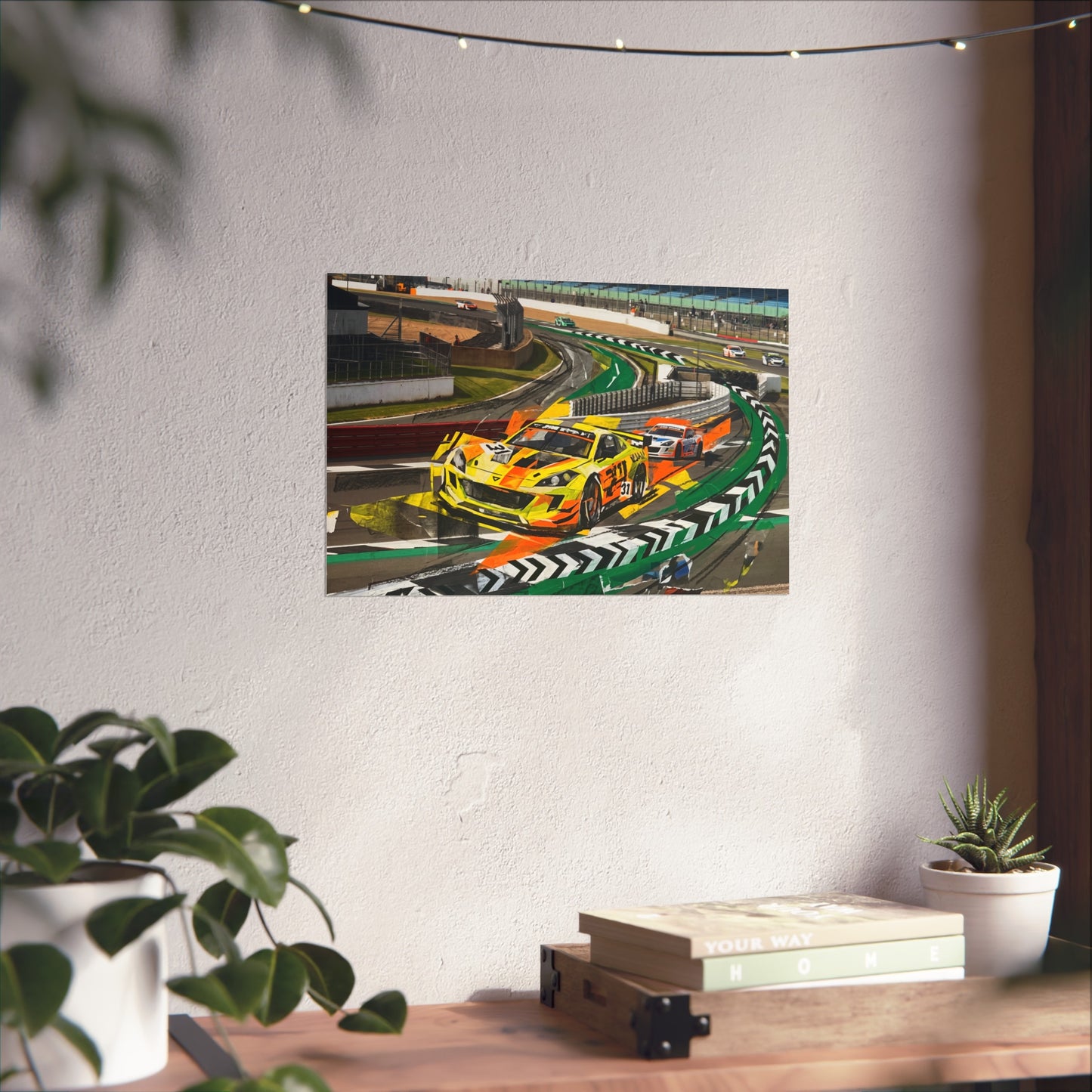 British GT Ginetta Racing Fine Art Poster