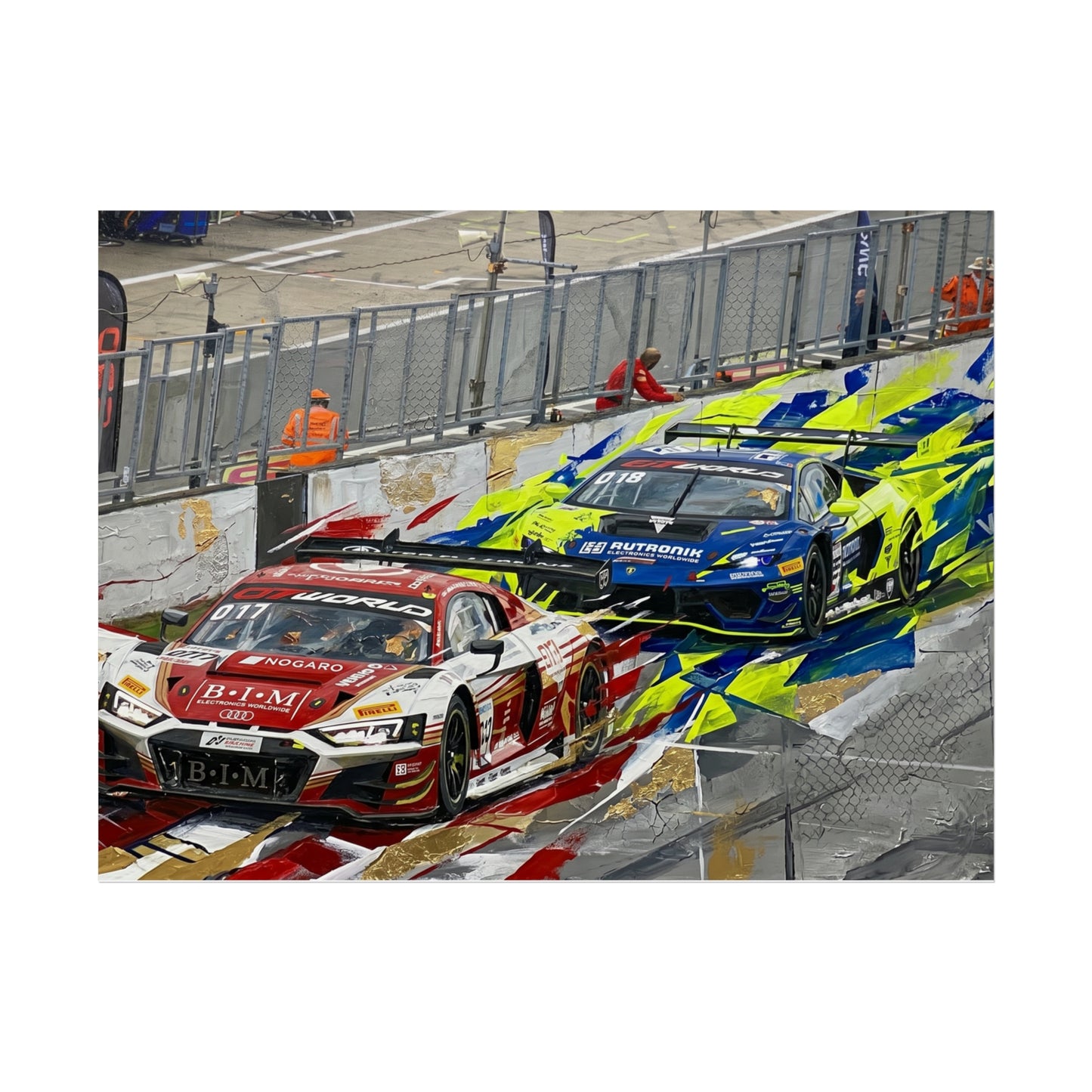 Audi Racing Fine Art Poster