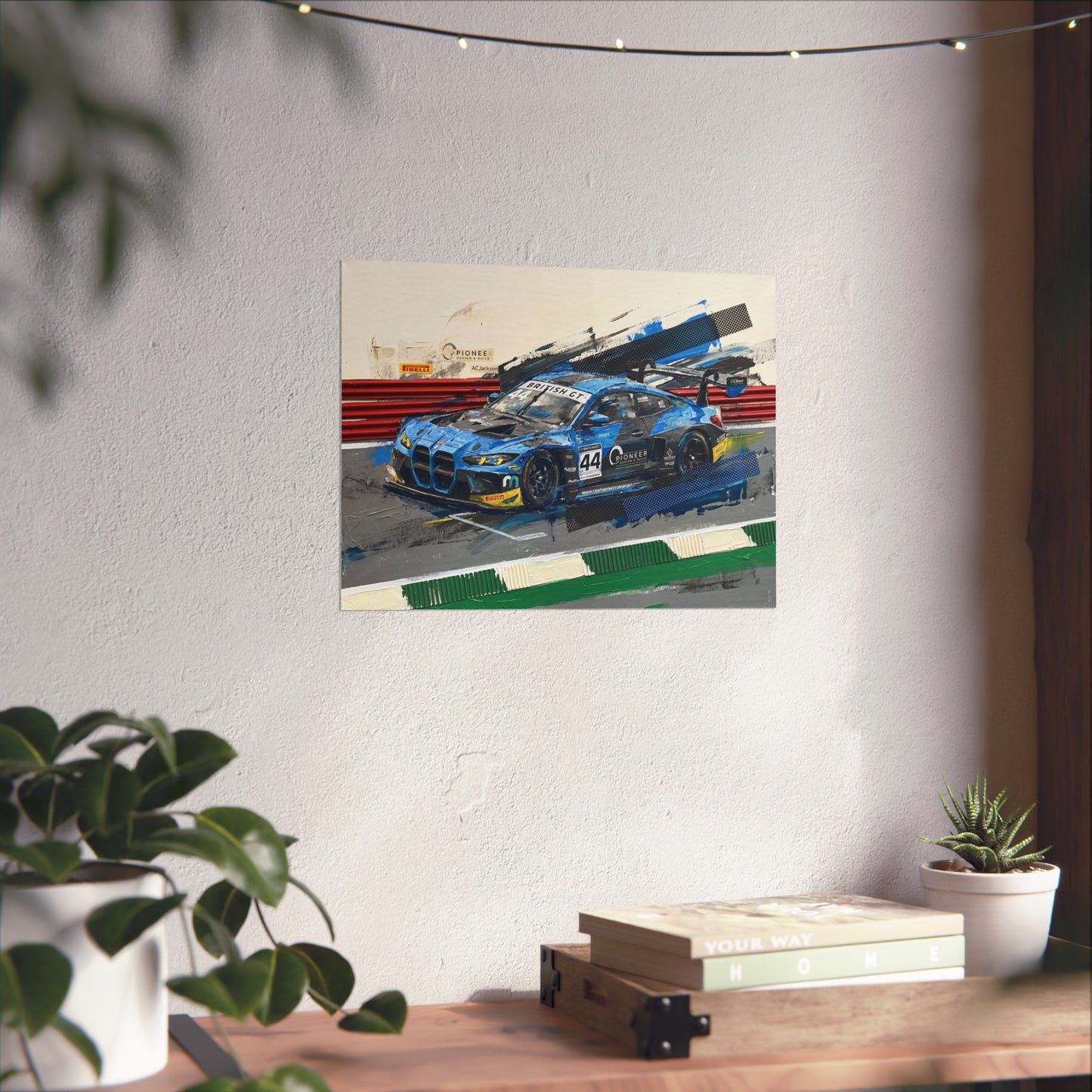 British GT Ginetta Racing Fine Art Poster