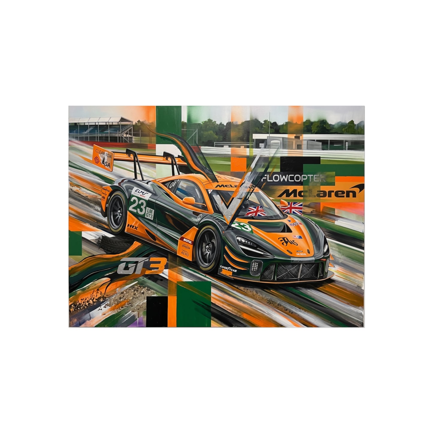 McLaren GT3 Fine Art Poster
